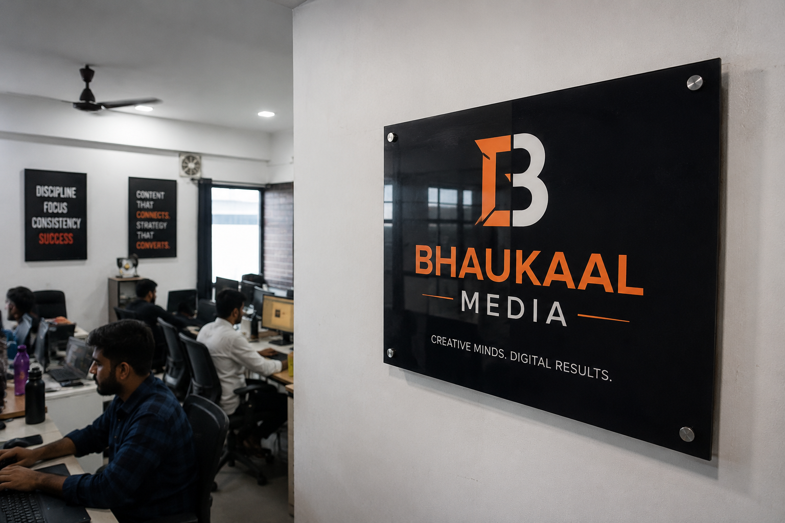 Bhaukaal Creative Agency Team Workspace