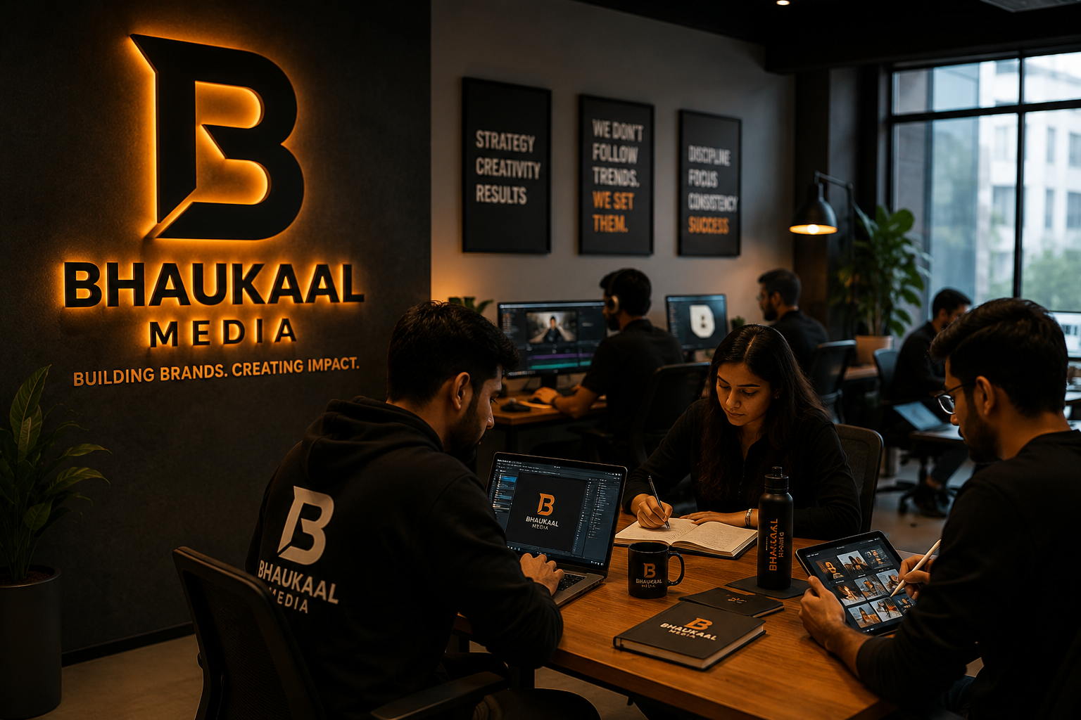 Bhaukaal Creative Agency Workspace
